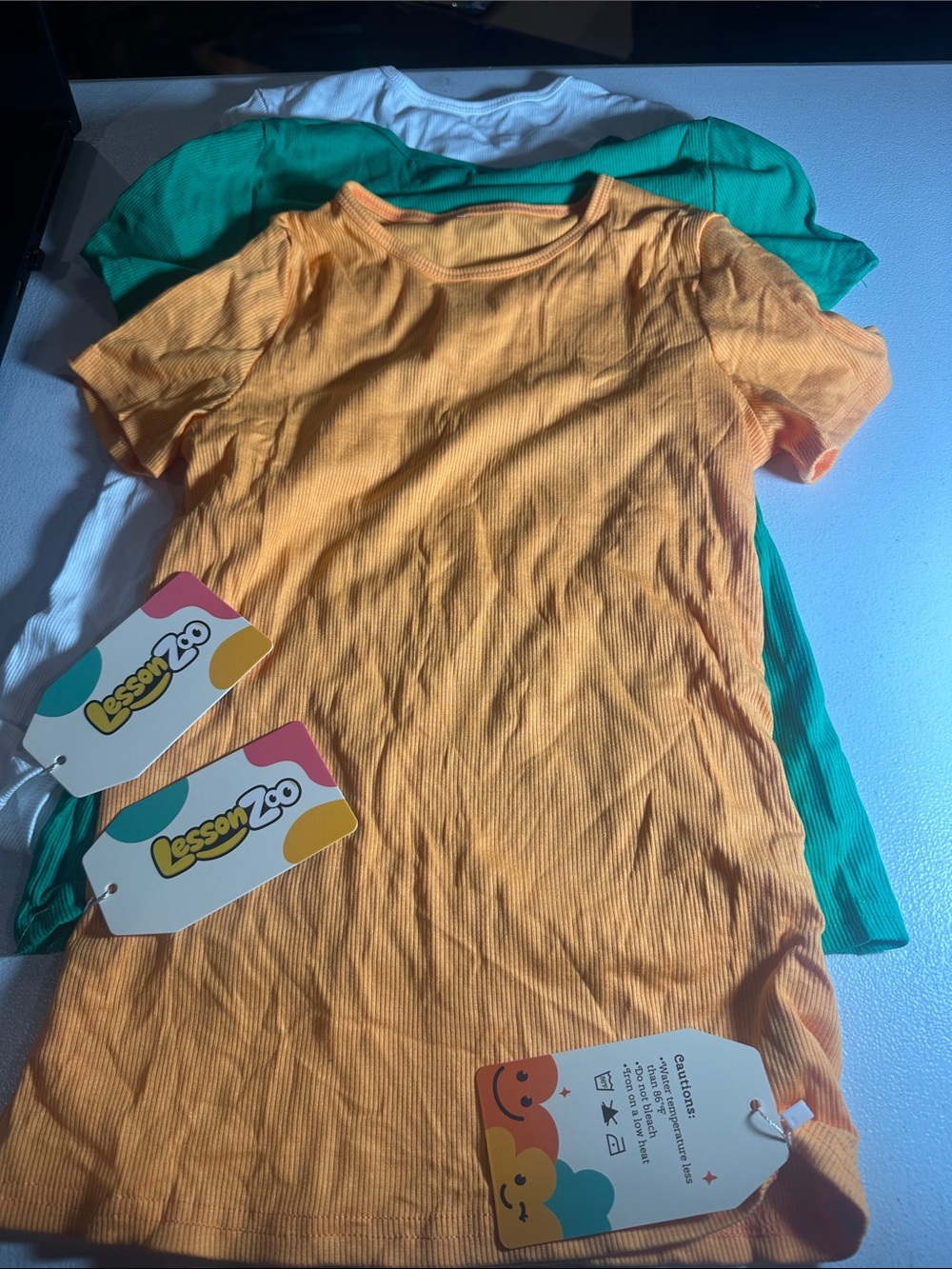 Lessonzoo Girls 11-12yr short sleeve shirts